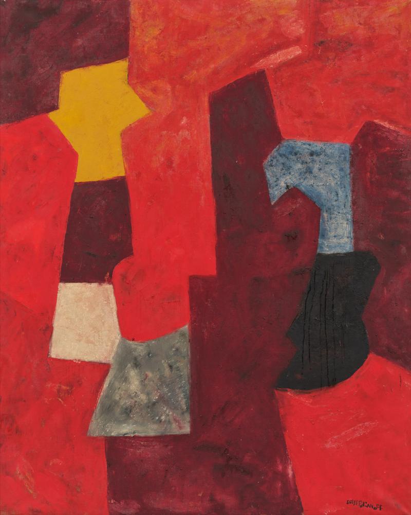 Serge Poliakoff (1900 – 1969) Composition abstraite | 1966 | Öl auf Leinwand | 162 x 130 cm Ergebnis: € 343.000