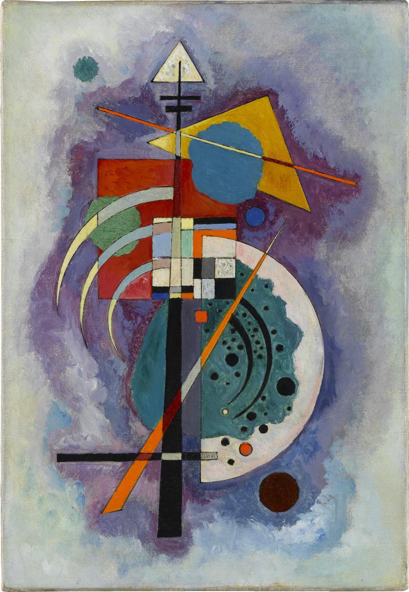 af Klint and Kandinsky #15 Wassily Kandinsky, Komposition No. 350 (Hommage à Grohmann), 1926, Öl auf Leinwand, 35,3 x 24,1 cm, Staatsgalerie Stuttgart, bpk/Staatsgalerie Stuttgart