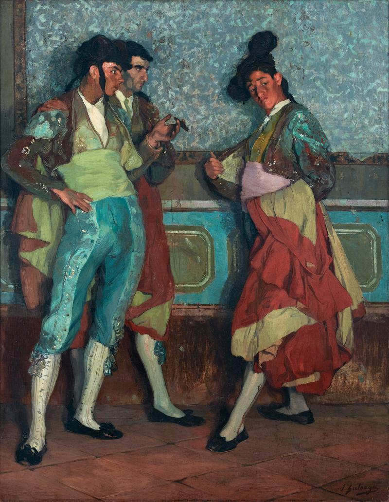 Ignacio Zuloaga: Junge Toreros aus dem Dorf, 1906 Museo Nacional Centro de Arte Reina Sofía, Madrid © Archivo Fotografico Museo Nacional Centro de Arte Reina Sofía, Madrid