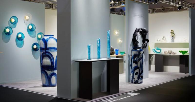 Adrian Sassoon at Design Miami/ 2023. Image courtesy of James Harris for Design Miami/