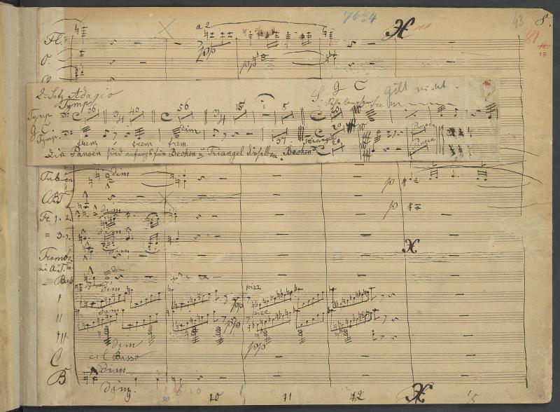 Anton Bruckner, Symphonie Nr. 7 E-Dur.Österreichische Nationalbibliothek