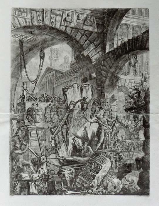 YB 071223 – Piranesi: Caceri II – Mann unter der Folter