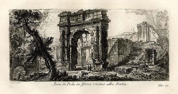 YB 051223 – Piranesi: Ruinen des Concordia-Tempels