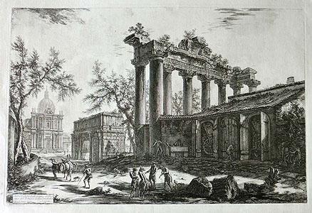 YB 051223 – Piranesi: Ruinen des Concordia-Tempels