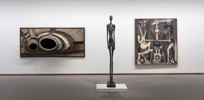 Ausstellungsansichten „Zerreißprobe. Kunst zwischen Politik und Gesellschaft. Sammlung der Nationalgalerie 1945-2000“, Neue Nationalgalerie, 18.11.2023-28.9.2025 © Staatliche Museen zu Berlin, Nationalgalerie / David von Becker