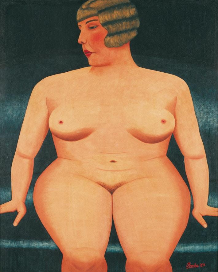 Camille Bombois Sitzender Akt, 1930 Öl auf Leinwand, 100 x 81 cm Sammlung Zander © VG Bild-Kunst, Bonn 2023 Foto: Sammlung Zander