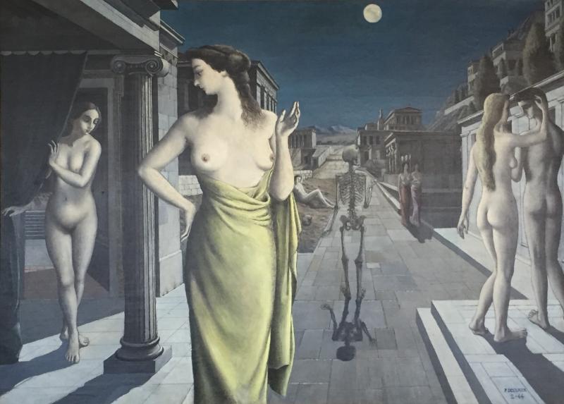 Boon Gallery  Paul Delvaux (Belgium, Antheit 1897-1994 Veurne) La ville lunaire, 1944 Oil on canvas 144 x 200 cm