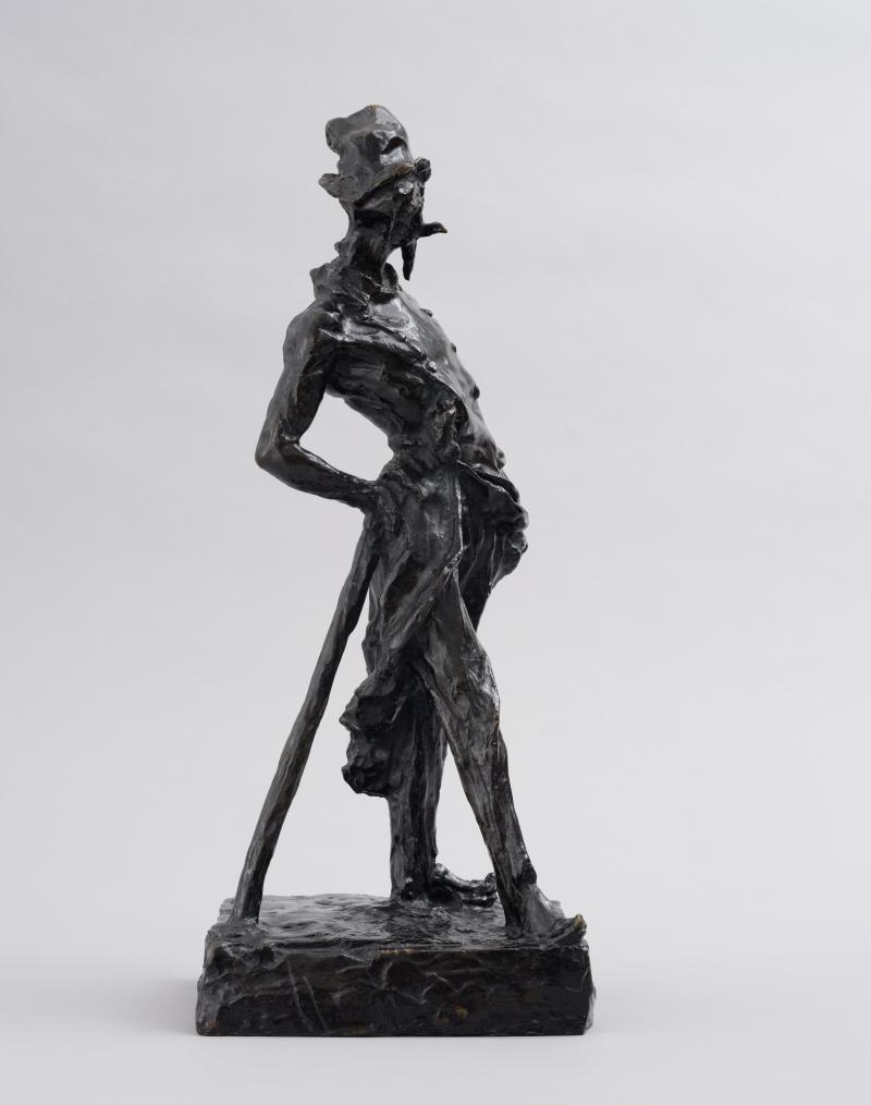 Honoré Daumier (1808–1879) Ratapoil, 1851 (Modell) Bronze 44 x 16,4 x 18,5 cm © Privatsammlung