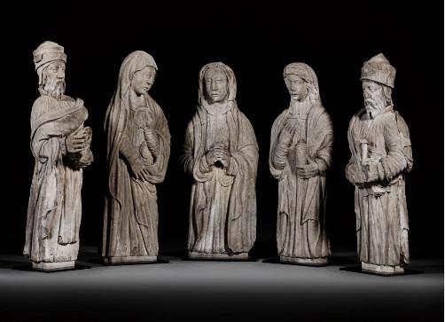 The Master of Chimay, School of MonsThe Chimay Mourners at the Holy Sepulcher16th centurySandstone133 x 35 x 50 cm PHOTO COURTESY BLUMKA GALLERY, NEW YORK