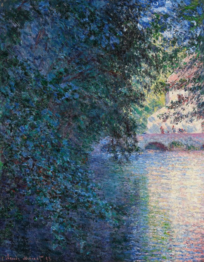 Claude Monet, Die Mühle von Limetz, 1888, © Sammlung Hasso Plattner