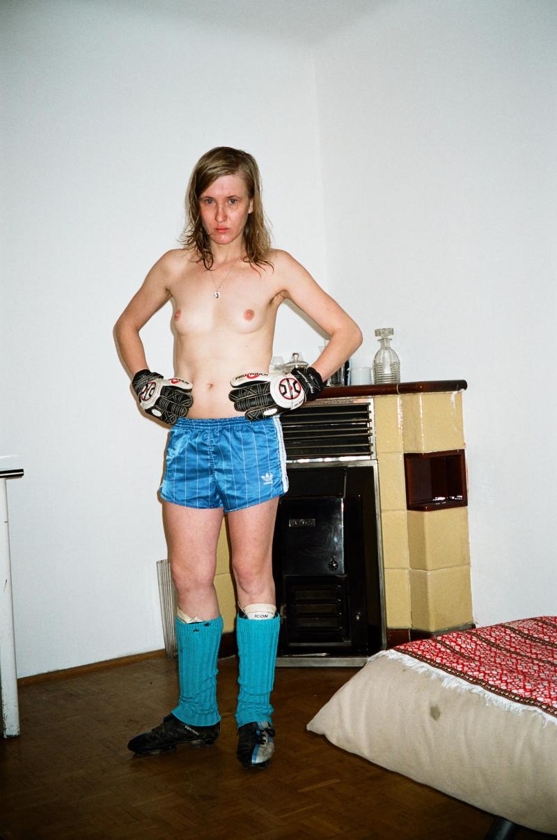 Harry Hachmeister, Boxer, 2007Analoger C-Print, 138 x 87 cm, Fotograf : Künstler selbst, VG Bild-Kunst, 2024