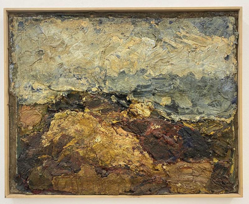 Franz Grabmayr, Sandgrube, Öl auf Leinwand, 75 x 95 cm, verso sign. & dat.: "Grabmayr 1968"