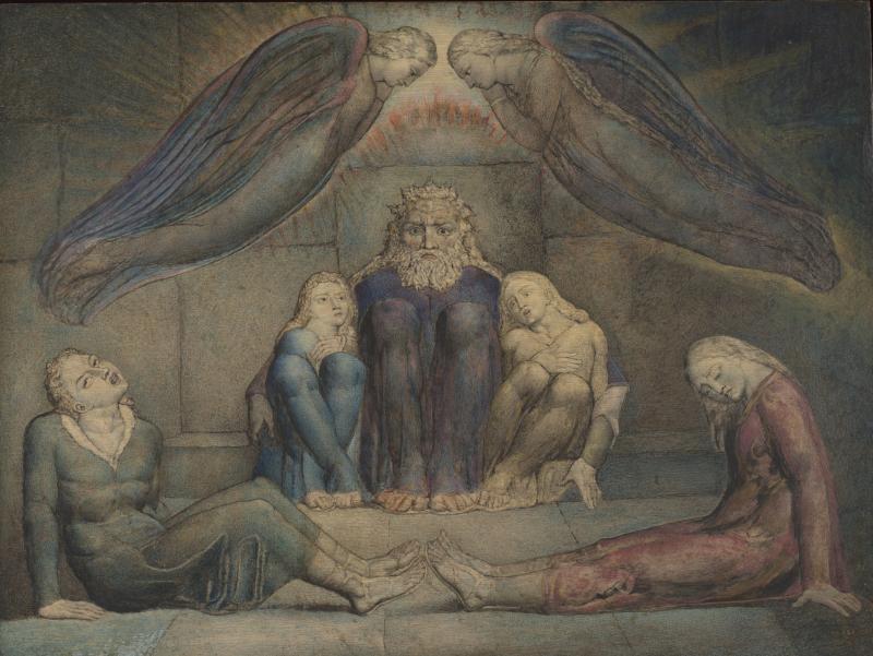 William Blake (1757–1827) Ugolino und seine Söhne im Gefängnis (Ugolino and his Sons in prison), 1826 Tempera-Malerei, 33 x 44 cm The Fitzwilliam Museum, Cambridge © The Fitzwilliam Museum, University of Cambridge