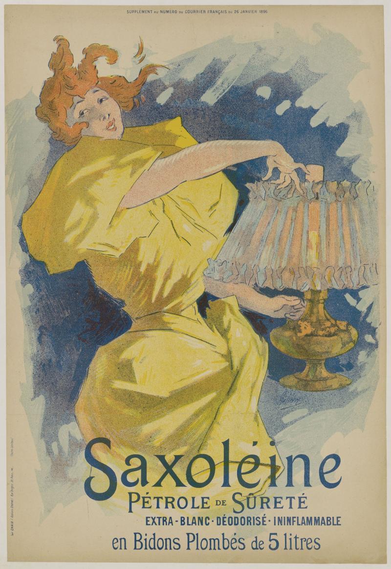 Plakat "Saxoléine" von Jules Chéret, 1896