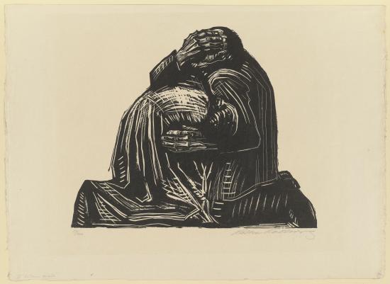 Käthe Kollwitz, Tod und Frau, 1910