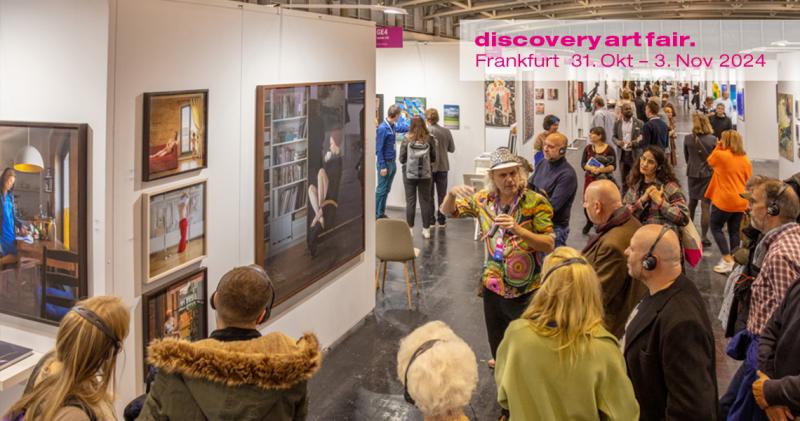 Kunstfans versammeln sich auf der Frankfurter Kunstmesse (c) iscoveryartfair.com