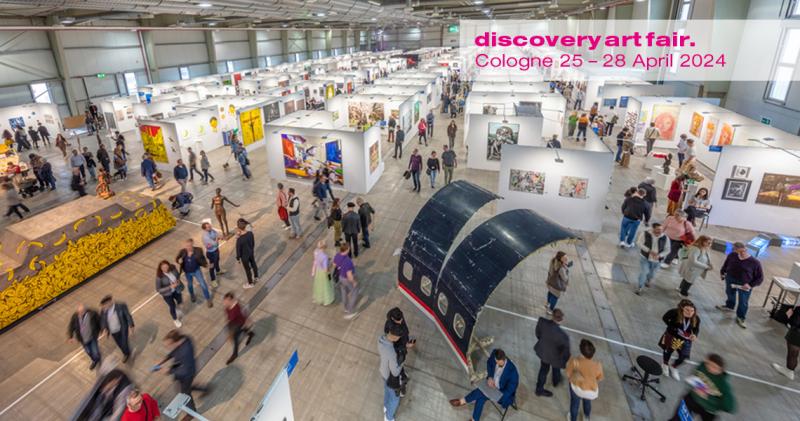 Halle der Discovery Art Fair Cologne