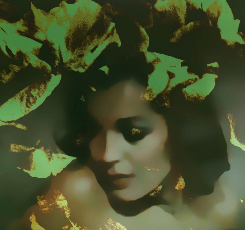 Jeanne Szilit  Romy Schneider - Listen to the Birds, 2015 Chromogenic Print, Acryl auf Aluminium Ltd. Edition 3 + 1 AP 2/3 90 x 96 cm