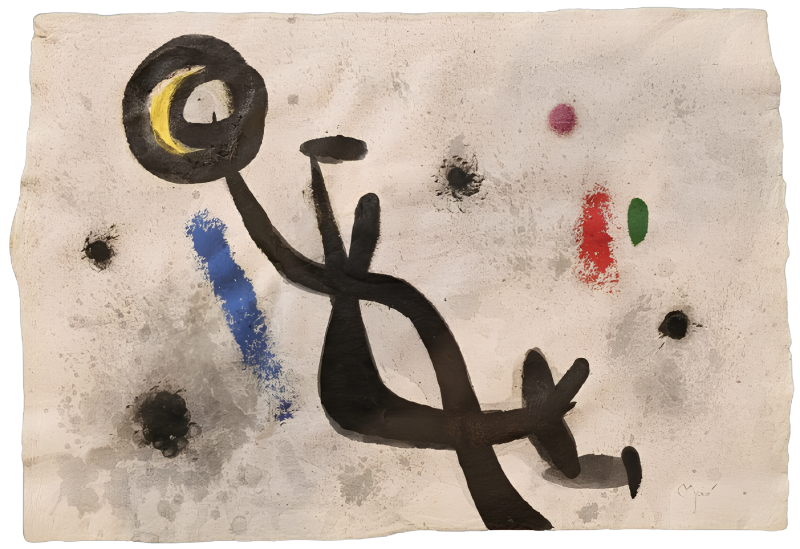 Galería Cayón Joan Miró, Danseuse, 1971 Courtesy of Galería Cayón