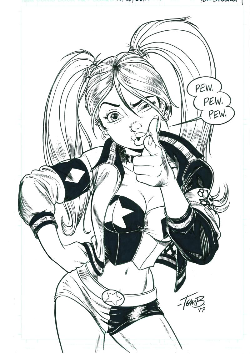 Tom Bancroft, „Harley“. Privatsammlung © DC Comics