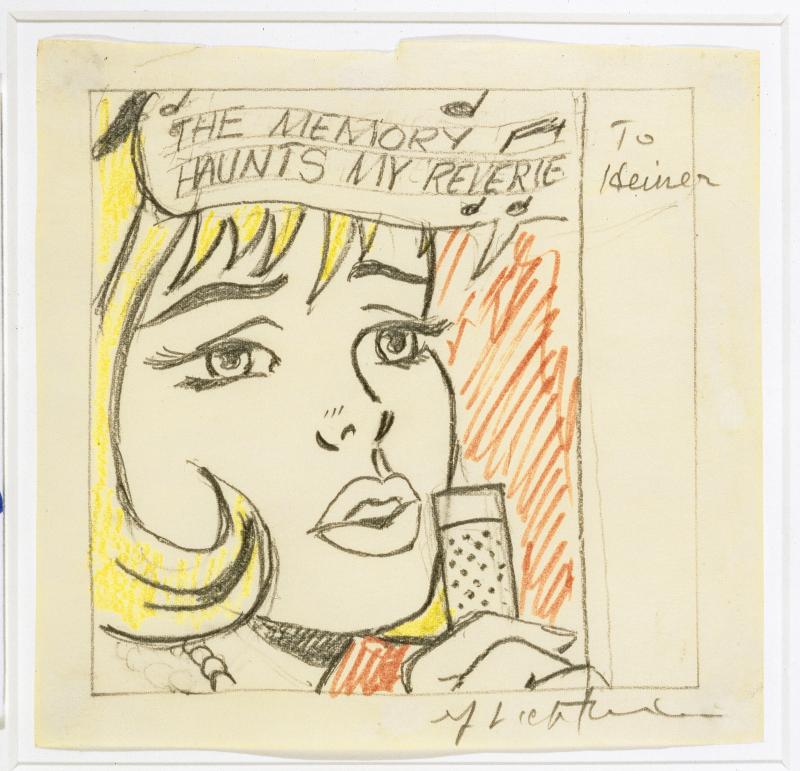 Roy Lichtenstein, The Memory Haunts my Reverie, ca.1965  Heidi Horten Collection/Bildrecht, Vienna, 2022