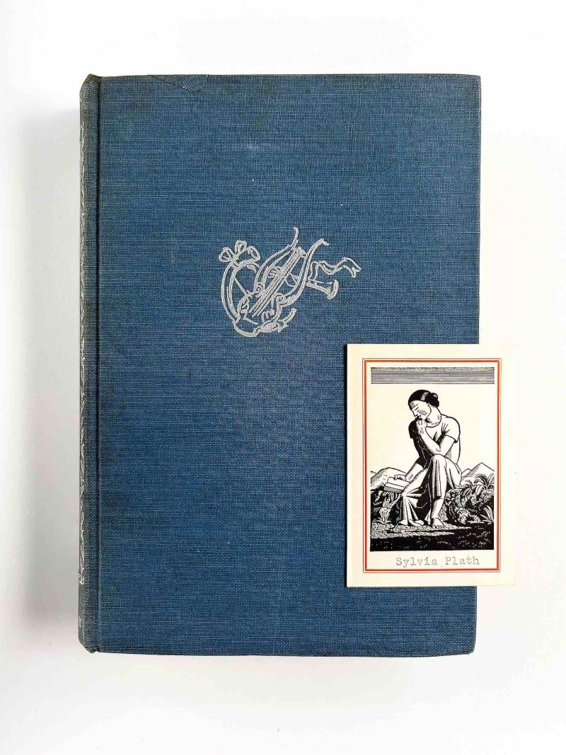 Type Punch Matrix Another book from Plath's library, White Isle  (1940) by Caroline Dale Snedeker, signed twice by Plath, with an original drawing by her and her bookplate laid in. Read by Plath as a tween, it is a YA novel of a young Roman girl exiled to the soggy shores of Britain and burdened with a literal-minded mother named Aurelia. $20,000.