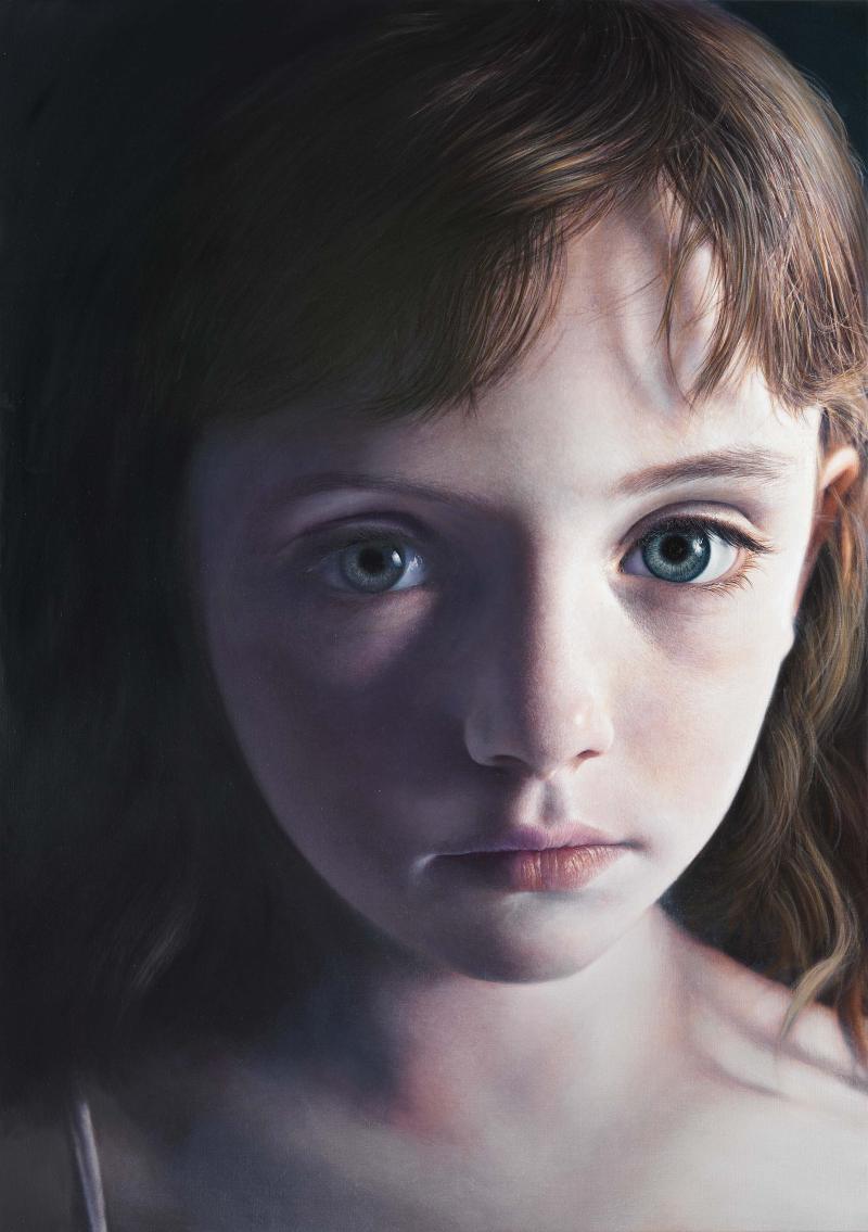 Gottfried Helnwein, Head of a Child 27 (Mollie)