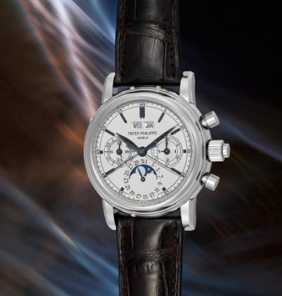 PATEK PHILIPPE Reference 5004A, stainless steel split-seconds perpetual calendar chronograph, certificate, and additional caseback, circa 2012