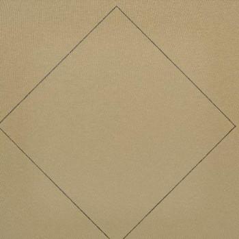 Robert Mangold Square within a Square (warm-grey), 197436 x 36 in.