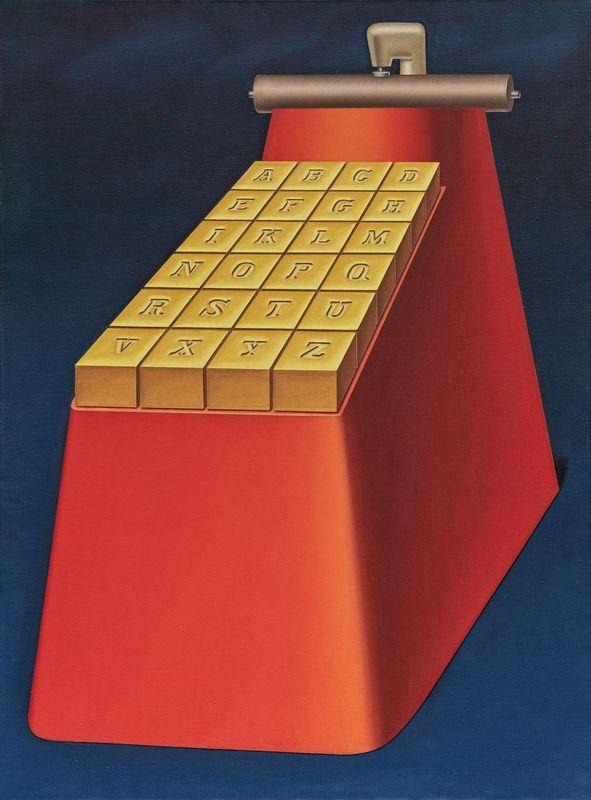 Konrad Klapheck (1935 – 2023) Die Frau im Mann | 1990 | Öl auf Leinwand | 169 x 124,5 cm Taxe: € 250.000 – 350.000