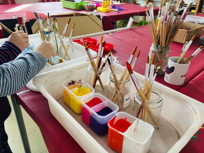 offene kreativwerkstatt - eltern kinder kreativ