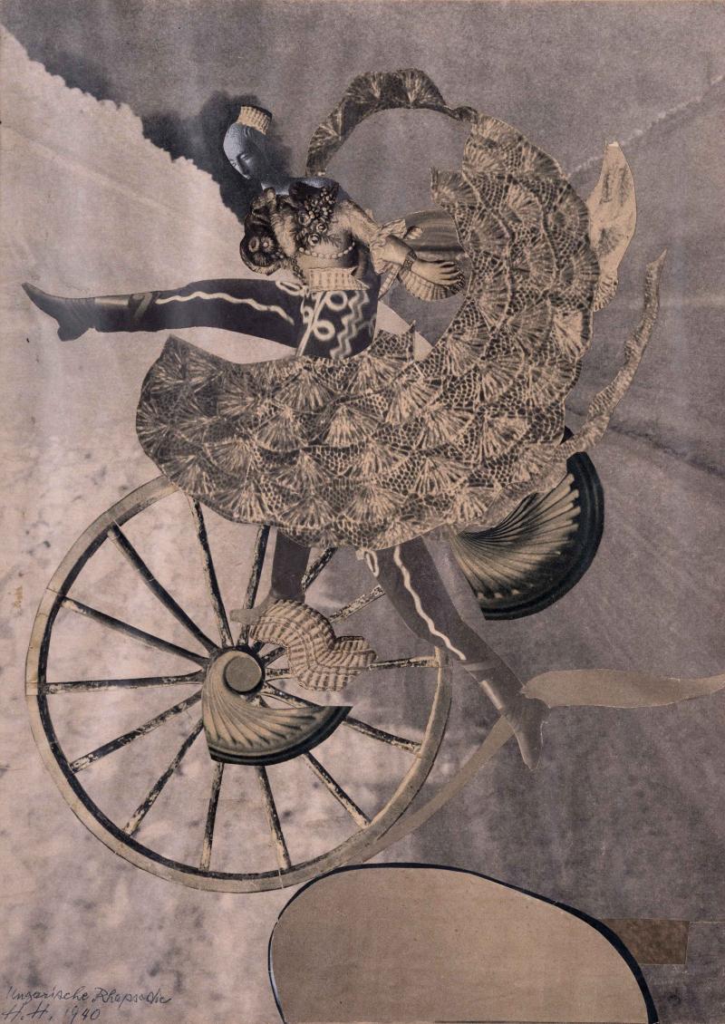 Hannah Höch, Ungarische Rhapsodie (Detail), 1940  Diese Arbeit ist Teil der ifa Kunstsammlung.  Foto: © Christian Vagt; © Bildrecht, Wien 2024