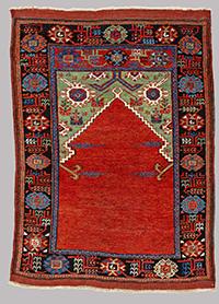 Karaman Prayer Rug 132 x 96 cm (4' 4" x 3' 2") Turkey, second half 19th century Starting bid: € 1,500