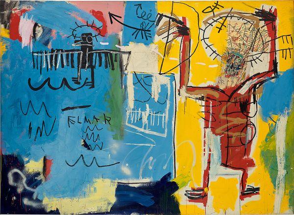 Jean-Michel Basquiat, Untitled (ELMAR), 1982. Estimate $40,000,000 - 60,000,000   Sold for $46,479,000