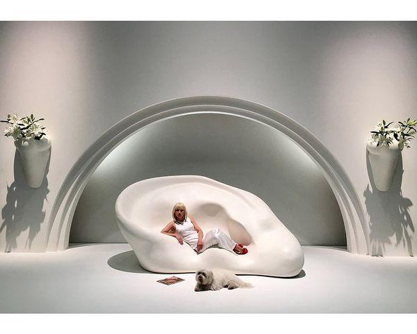 John Baldessari "Ear Sofa" and "Nose Sconces", 2009 Estimate $150,000 -200,000