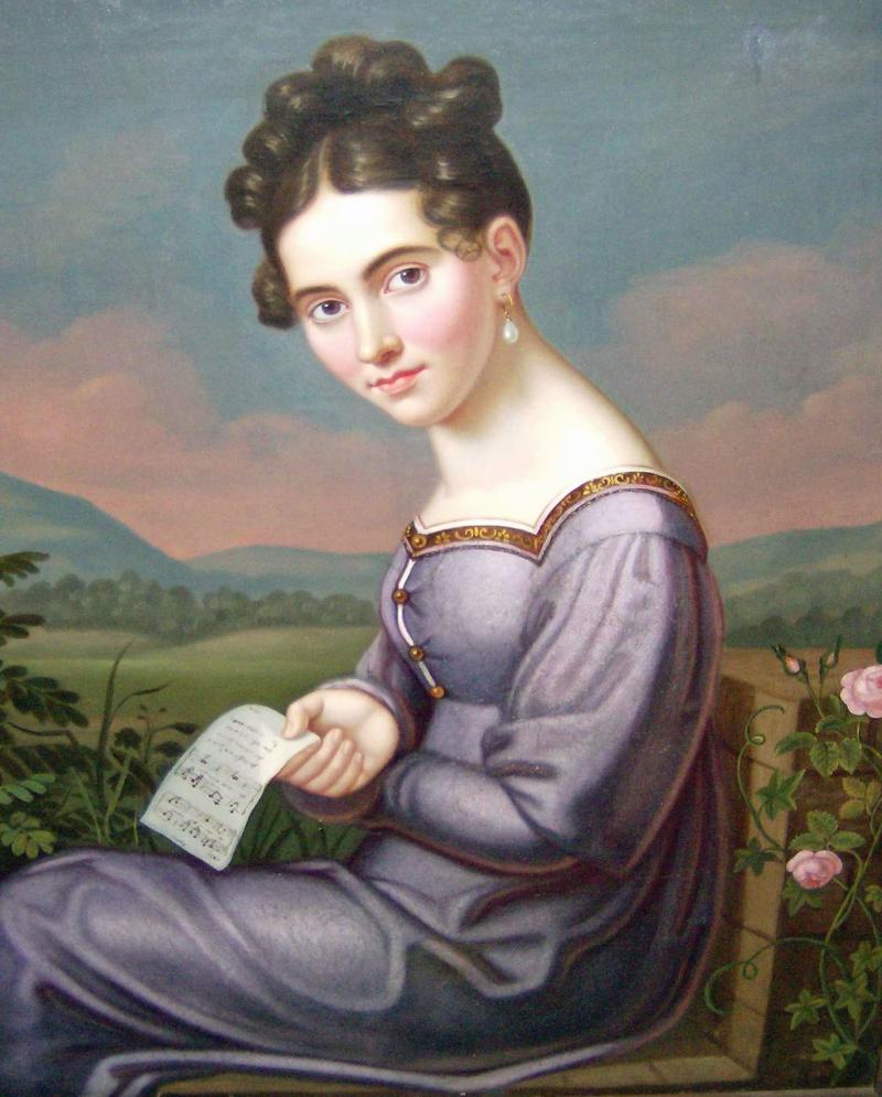 Caroline Bardua: Wilhelmine (oder Caroline) Dryander, 1815, Privatbesitz, Foto: Museen der Stadt Dresden / Philipp WL Günther