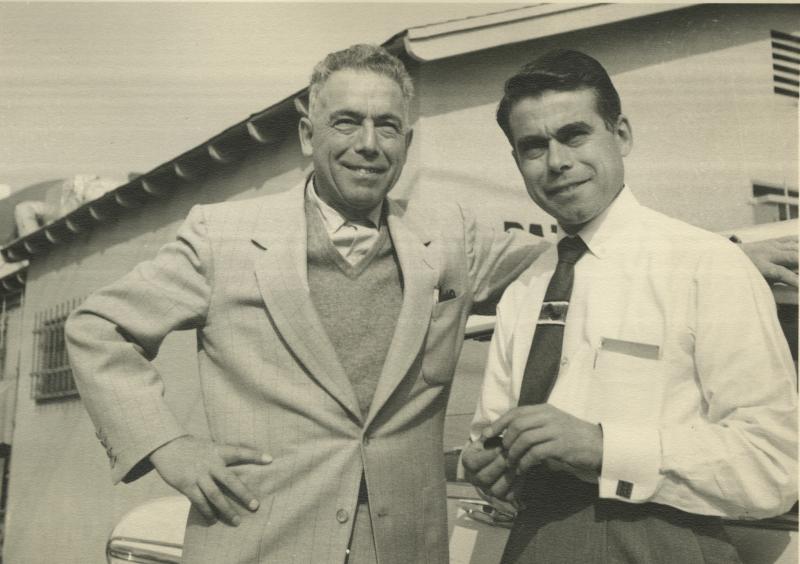 Benno B. Thorsch und Bernward Thorsch, Los Angeles, ca. 1960