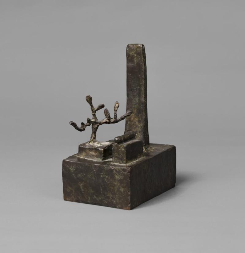 GALLERIES/Willoughby Gerrish, Alberto Giacometti  Projet pour une place, 1946, cast 1993  Bronze  18.4 × 9.2 × 12.6 cm (7 ¼ × 3 ⅝ × 5 in)