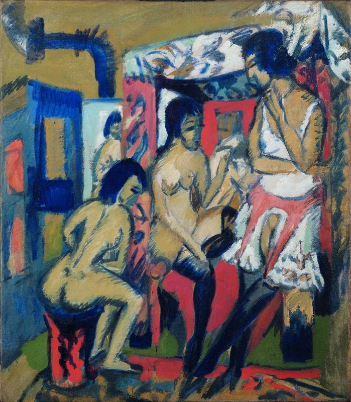 ERNST LUDWIG KIRCHNER, Akte im Atelier, 1912 © Leopold Museum, Wien, Foto: Leopold Museum, Wien