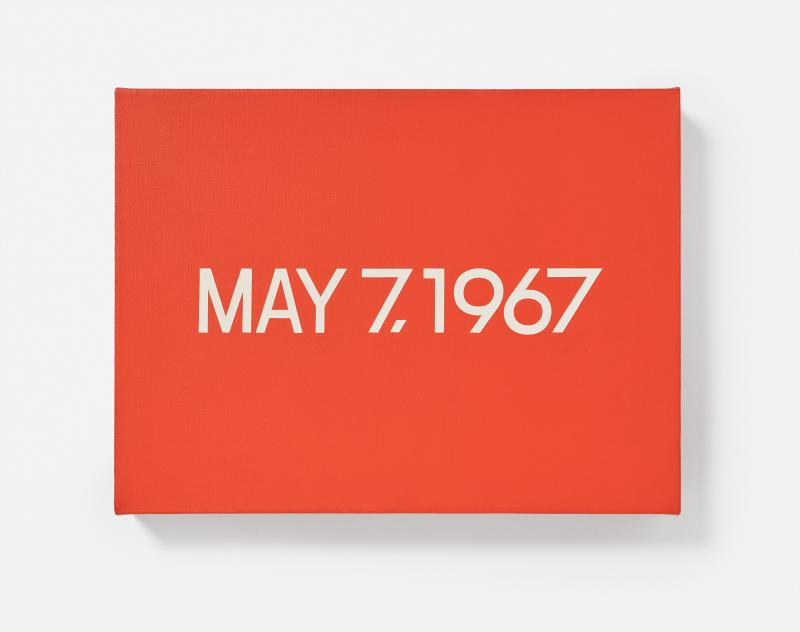 Zu On Kawara Beiliegende Zeitung „The New York Times“ von Sonntag, 7. Mai 1967 in originalem Karton