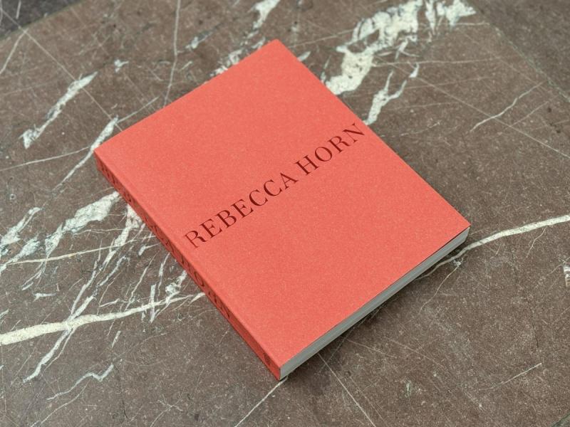 The catalogue to the exhibition "Rebecca Horn" at Haus der Kunst, Munich