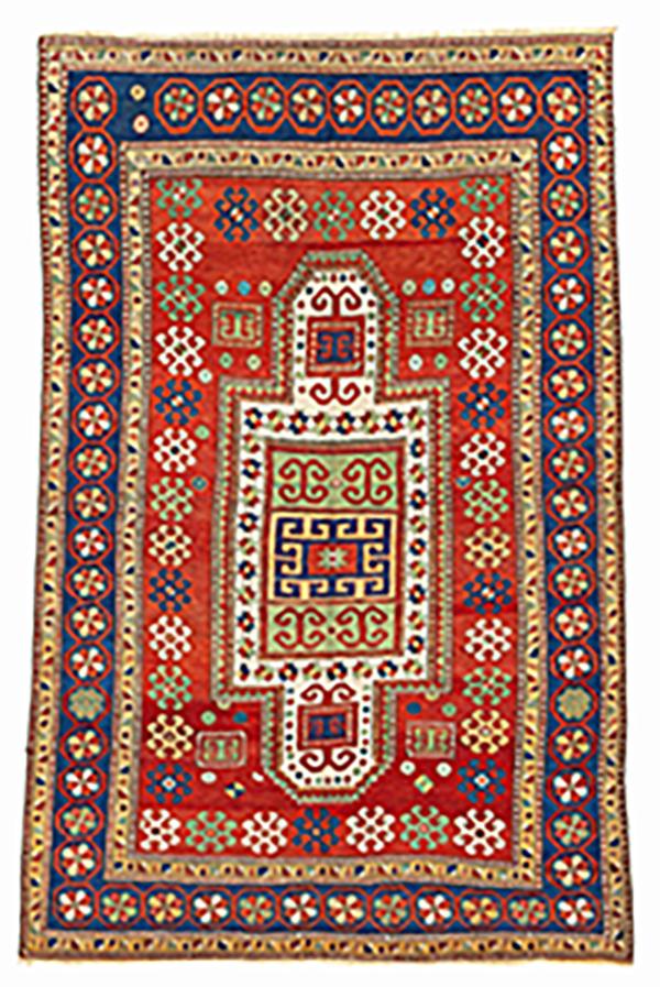 Sewan Kazak 240 x 157 cm (7' 10" x 5' 2") Armenia, late 19th century Starting bid: € 2,000