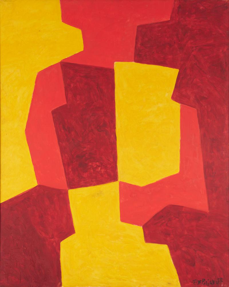 Serge Poliakoff (1900-1969) Composition abstraite | 1967 | Öl auf Leinwand| 162 x 130cm Taxe: € 200.000 – 300.000