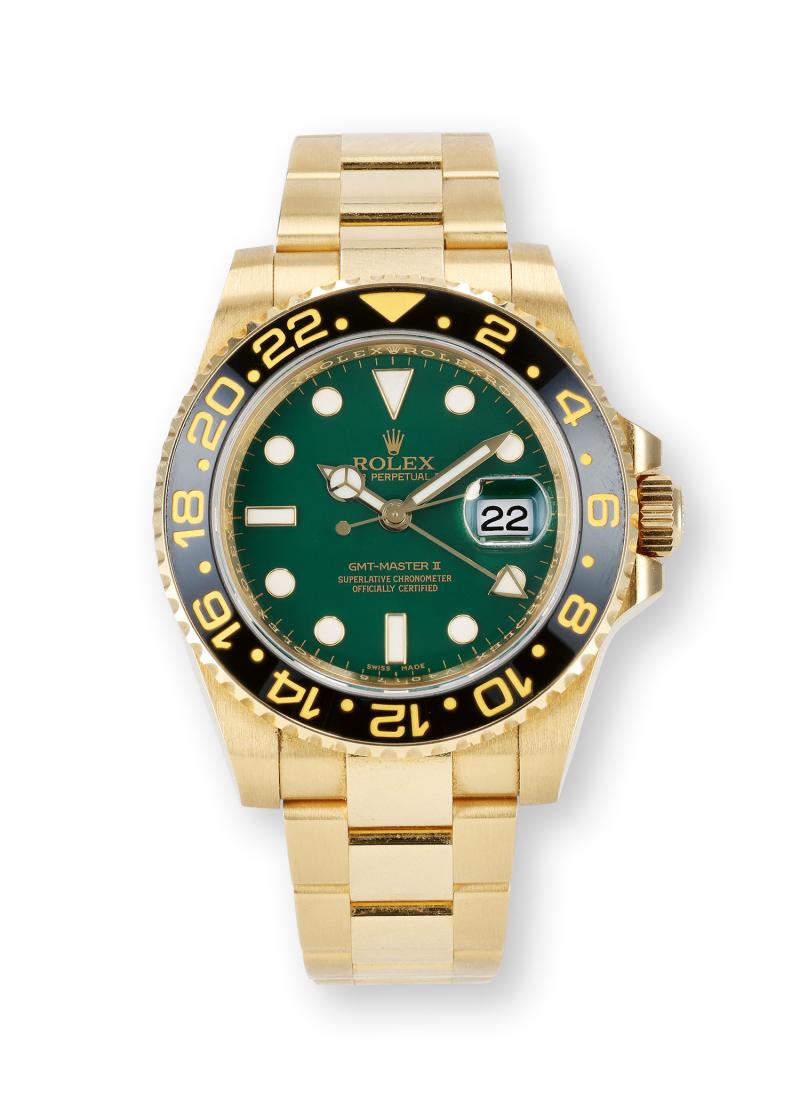 Rolex Oyster Perpetual Date GMT-Master II "Green", Referenz 116718LN, um 2010 Schätzwert € 24.000 – 36.000