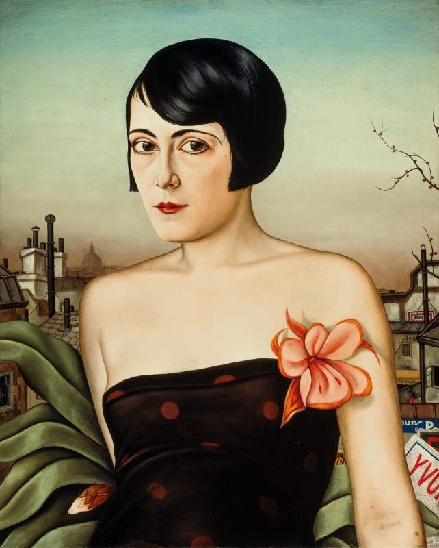 CHRISTIAN SCHAD, Maika, 1929 © Privatsammlung, Foto: Benjamin Hasenclever, München © Christian Schad Stiftung, Aschaffenburg/Bildrecht, Wien 2024